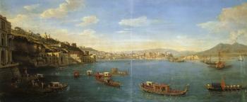 Prospect of Posillipo with the Palazzo Donn'Anna and Naples in the background