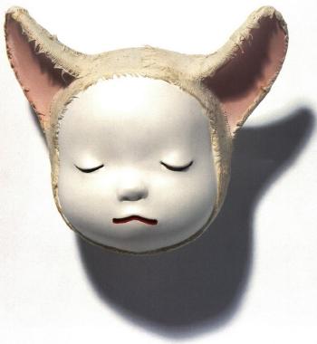 Bunny head by 
																	Yoshitomo Nara