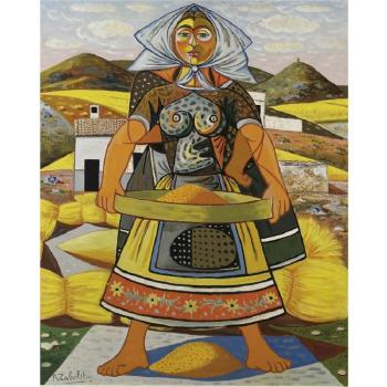 Campesina (Peasant Woman) by 
																	Rafael Zabaleta