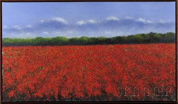 Poppy fields (red) by 
																	John B Stockwell