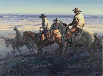 Sundown riders by 
																			Larry Zabel