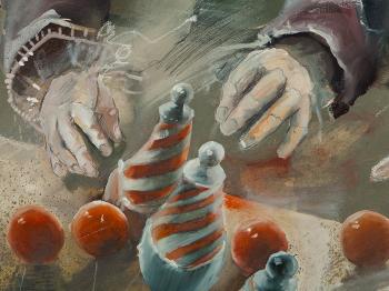 The Juggler by 
																			Reinhard Zado