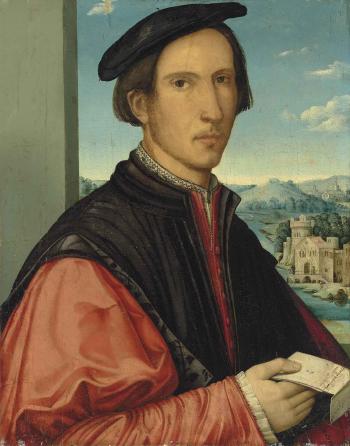 Portrait of Pietro Burlamacchi by 
																	Lorenzo Zacchia da Lucca