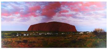 Sunset Viewing Area, Uluru, Northern Territory by 
																	Anne Zahalka