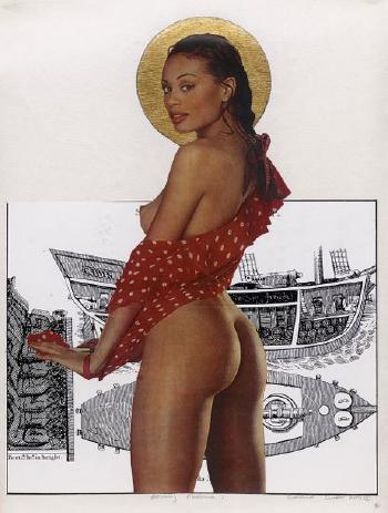 Browning Madonna I by 
																	Godfried Donkor