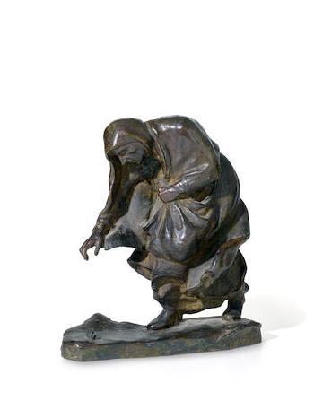 Old Woman Picking Up Coal by 
																	Abastenia St Leger Eberle