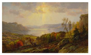 On The Hudson Near West Point by 
																	Jasper Francis Cropsey