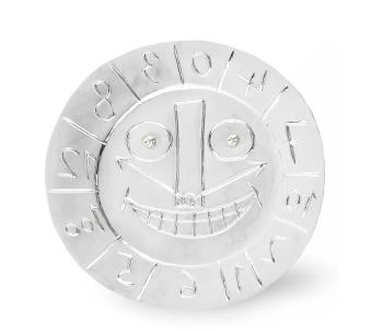 Visage en forme d'Horloge by 
																	Pablo Picasso