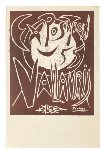 Exposition 55 Vallauris, 1955 by 
																	Pablo Picasso