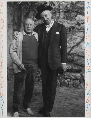 Pablo Picasso et Cecil Beaton, 1965 by 
																	Cecil Beaton