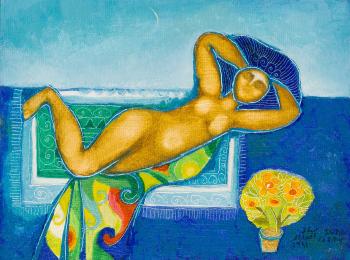 Untitled (Lady in the Sun) by 
																	Suad Al Attar