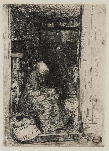 La Vieille aux Loques; Billingsgate 2 by 
																	James Abbott McNeill Whistler
