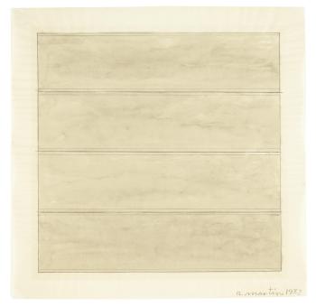 Untitled 1983 by 
																	Agnes Martin