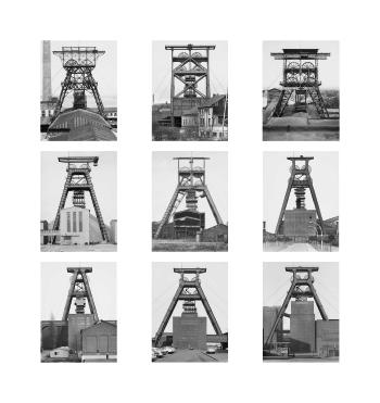 Winding Towers 1983 by 
																	Bernd and Hilla Becher