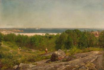Late Afternoon, Newport by 
																	Worthington Whittredge