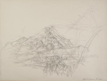 Montagne à Stampa (Piz de la Margna) by 
																	Alberto Giacometti