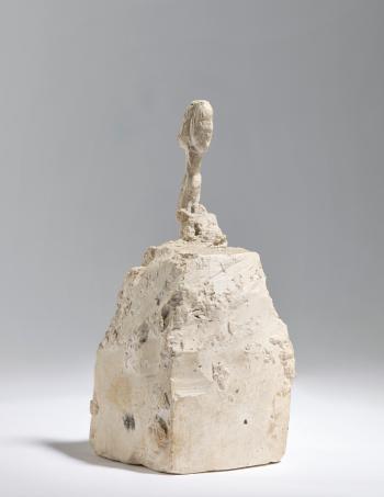 Petite tête de Marie-Laure de Noailles sur socle by 
																	Alberto Giacometti