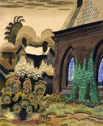Sunday Morning at Eleven O’Clock by 
																	Charles Burchfield