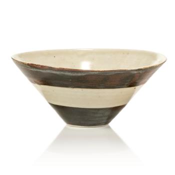 Conical bowl by 
																	Bernard Leach