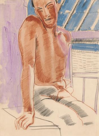 Study for Concertina Man by 
																	Frank Dobson