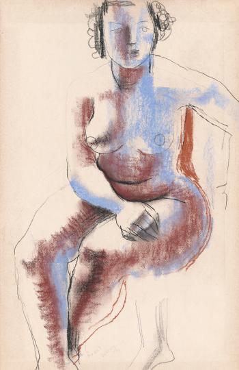 Seated Nude by 
																	Frank Dobson