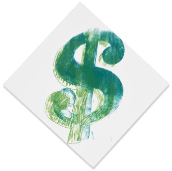 Dollar Sign by 
																	Andy Warhol
