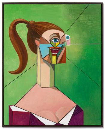 Linear Composition by 
																	George Condo