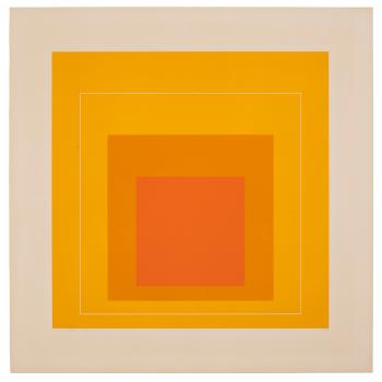 White Line Square XII, from White Line Squares by 
																	Josef Albers