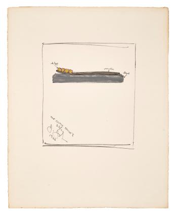 The Critic Smiles by 
																	Jasper Johns