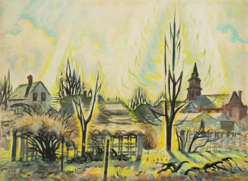 March Sunlight by 
																	Charles Burchfield