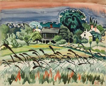 July Evening by 
																	Charles Burchfield