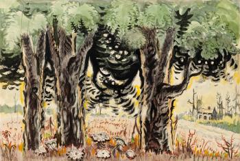 Glowering Trees at Twilight by 
																	Charles Burchfield