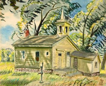 Country School House by 
																	Charles Burchfield