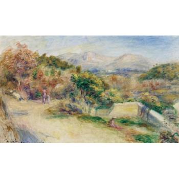Vue de prise des collettes, cagnes by 
																	Pierre-Auguste Renoir